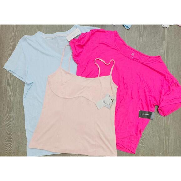 Charter Club Jenni INC Blue Pink Shirt Bundle Women Size Large - Picture 1 of 1
